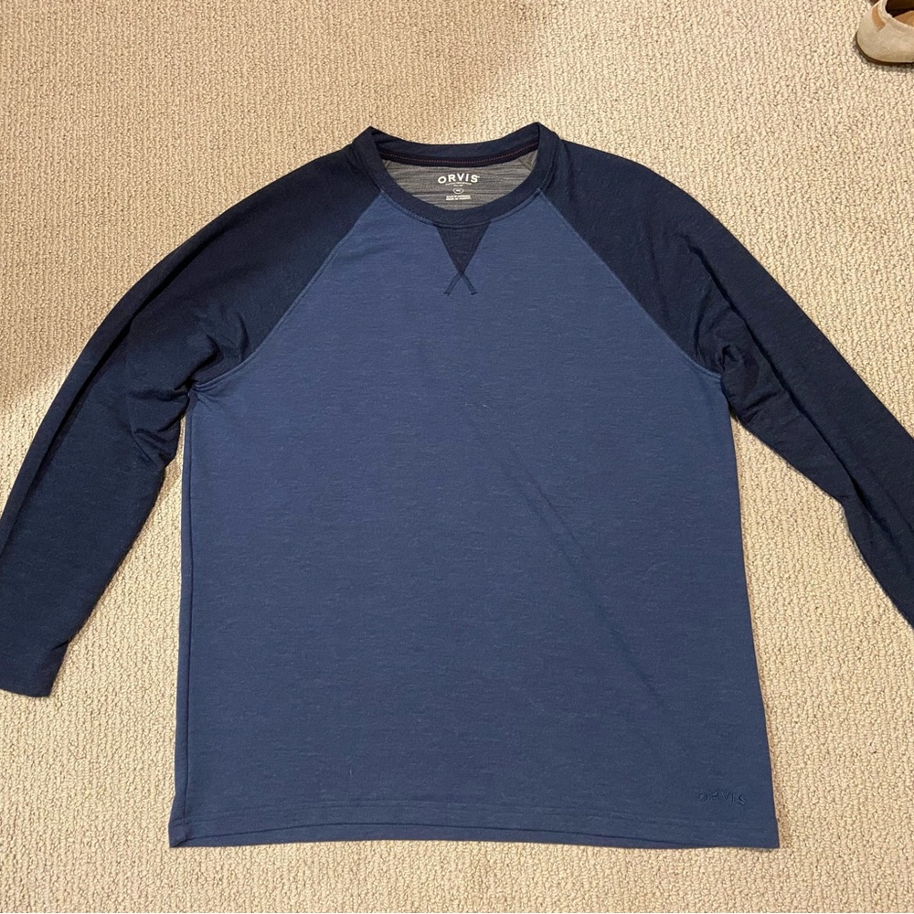 Blue Orvis Sweatshirt